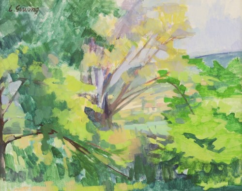 Lot 79 - Sir Lawrence Gowing RA (1918-1991)
'TREES OVER STREAM'
Signed u.l.