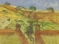 Lot 220 - Leonard Rosoman RA (1913-2012)
THE CYCLIST
Signed and dated 1983 l.r.