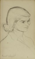 Lot 394 - Carel Weight RA (1908-1997)
PORTRAIT SKETCH OF ENID