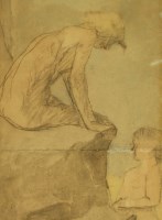 Lot 562 - Dame Ethel Walker (1861-1951)
BATHERS
Black chalk and watercolour
25 x 16.5cm

*Artist's Resale Right may apply to this lot.