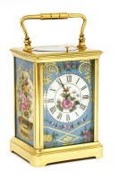 Lot 739 - A carriage clock