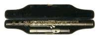 Lot 358 - A Louis Lot silver and silver-plated flute