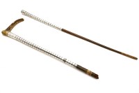 Lot 241 - Two early 20th century riding crops