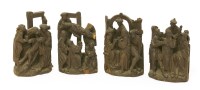 Lot 398 - A set of four oak carvings