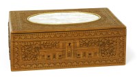 Lot 430 - Lots 430 to 458
A private collection of Indian Paintings and Works of Art.

An Indian carved sandalwood box