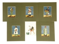 Lot 438 - Six Indian paintings on mica
