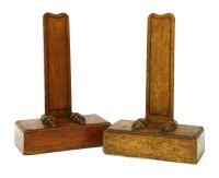 Lot 337 - A pair of oak dish stands