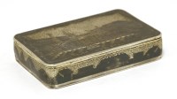 Lot 230 - A Russian silver and niello box