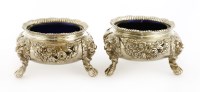 Lot 93 - A pair of Victorian silver salts