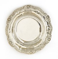 Lot 180 - A William IV silver soup plate