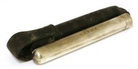 Lot 151 - Shooting Interest: a modern silver cigar holder