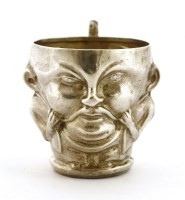 Lot 116 - An unusual 19th century Russian novelty silver vodka cup