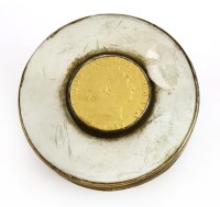 Lot 6 - A late 18th century/early 19th century silver mother-of-pearl patch box