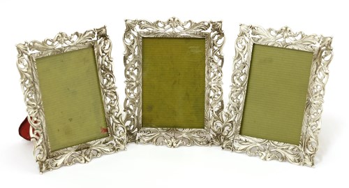 Lot 26 - Three Continental silver photograph frames