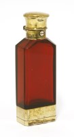 Lot 15 - A Victorian silver gilt combined scent bottle/vinaigrette