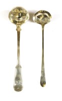 Lot 130 - A George IV Scottish silver toddy ladle