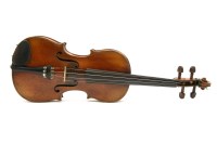 Lot 384 - A 19th century Continental violin