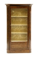 Lot 602 - A walnut wall mounted cabinet