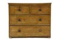 Lot 642 - A Victorian pine chest