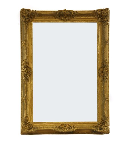Lot 581 - A gilt framed wall mirror