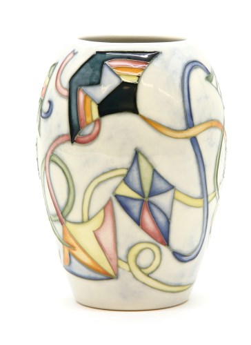 Lot 350 - A Moorcroft one-off Sky is the Limit vase