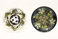 Lot 324 - Two Moorcroft dishes