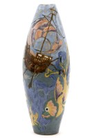 Lot 325 - A Cobridge stoneware 'All at Sea' vase