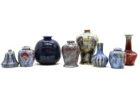 Lot 320 - Five Cobridge stoneware vases