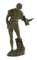 Lot 375 - A French bronze figure