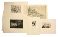 Lot 514 - A packet of six intaglio prints