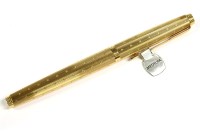 Lot 67 - A boxed gold plated Parker fountain pen