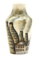 Lot 349 - A Moorcroft 'Potteries' trial vase