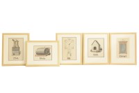 Lot 398 - A collection of ten German early 20th century primary school teaching aid prints