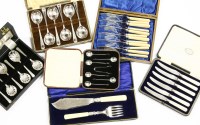Lot 131 - A collection of silver and silver plated items