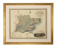 Lot 533 - A large map of Essex