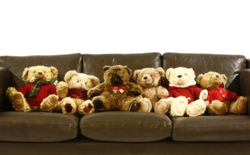 Lot 261 - Six Harrods Christmas teddy bears