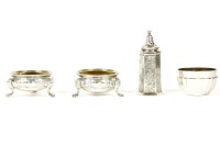 Lot 84 - A pair of Victorian hallmarked silver salts