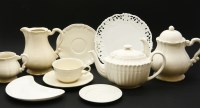 Lot 357 - Mixed creamware Sarreguemines pottery
