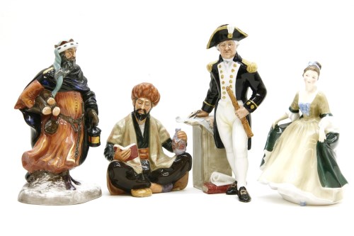 Lot 455 - A group of Royal Doulton figures