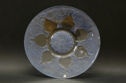 Lot 459 - A Rene Lalique vases pattern glass plate