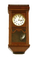 Lot 500 - A Victorian slate mantel clock