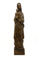 Lot 450 - A large Italian style carved wooden figure
