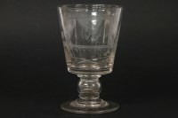 Lot 145 - A 19th century glass rummer