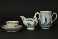 Lot 179 - An 18th century Worcester Barr period tea bowl and saucer