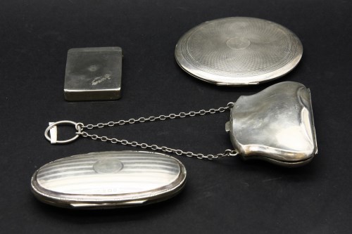 Lot 85 - Two silver purses