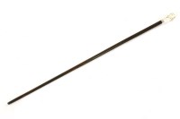 Lot 503 - A silver mounted walking cane