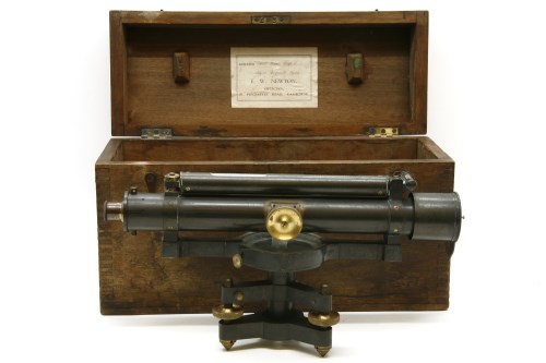 Lot 496 - A cased theodolite