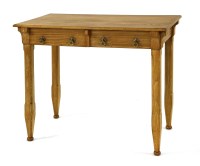 Lot 62 - An Aesthetic oak side table