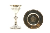 Lot 102 - A George V silver chalice