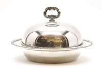 Lot 107 - A George VI silver muffin dish